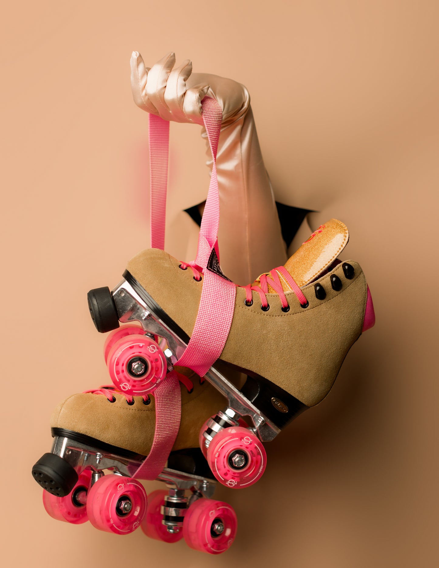 Galaxy Skates Skate Leash - Metallic Pink