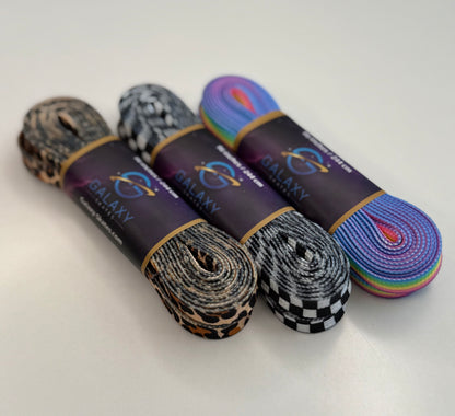 Galaxy Skates Laces - Neon Rainbow