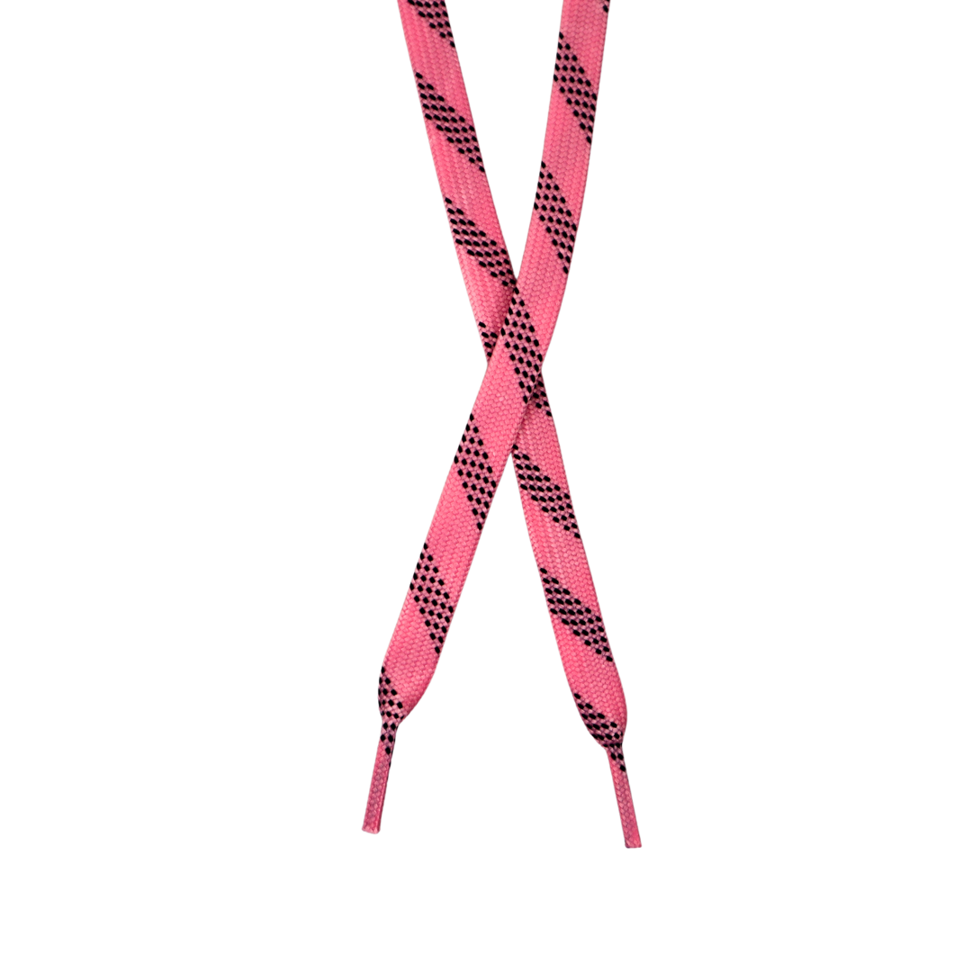 Galaxy Skates Waxed Hockey Laces - Pink