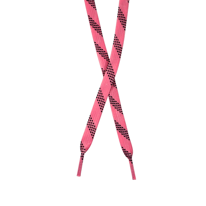 Galaxy Skates Waxed Hockey Laces - Pink