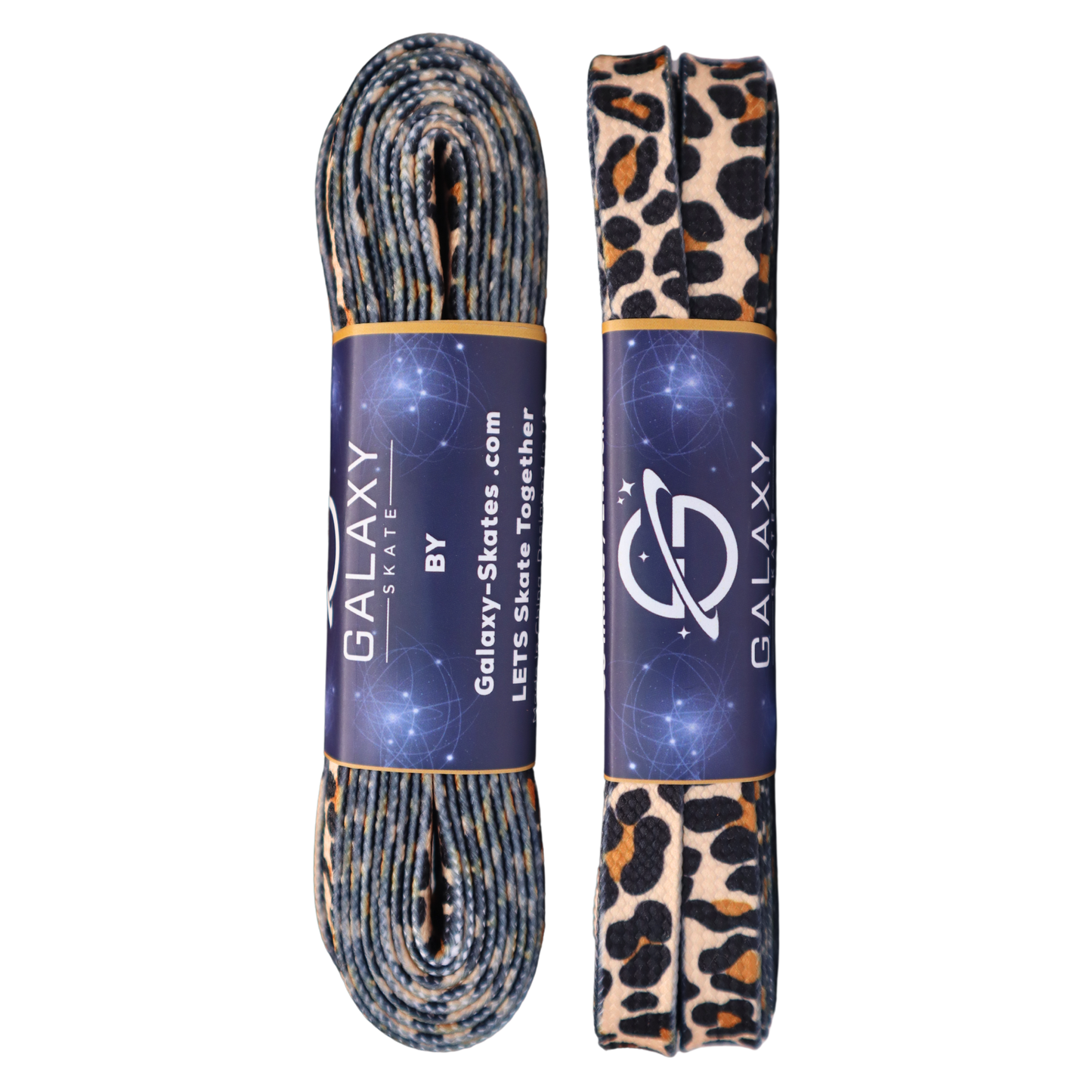 Galaxy Skates Laces - Cheetah Print