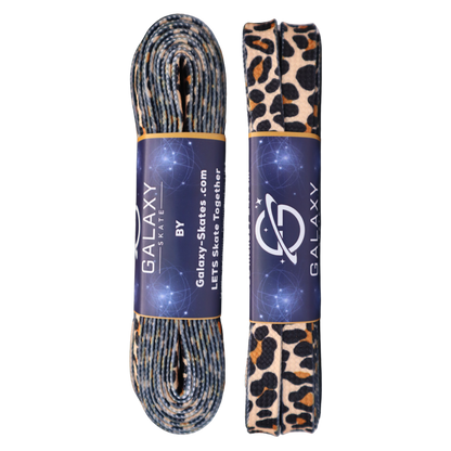 Galaxy Skates Laces - Cheetah Print