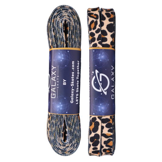 Galaxy Skates Laces - Cheetah Print