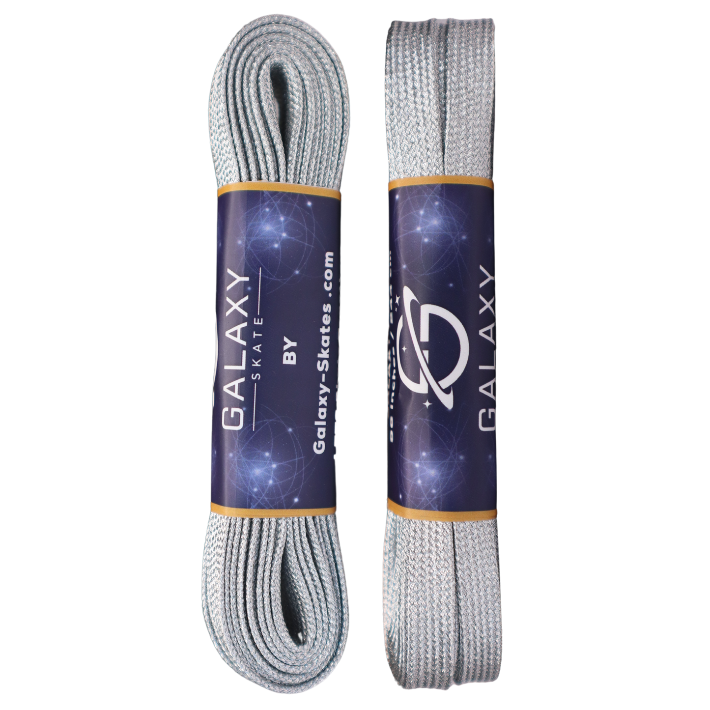 Galaxy Skates Laces - Metallic Silver