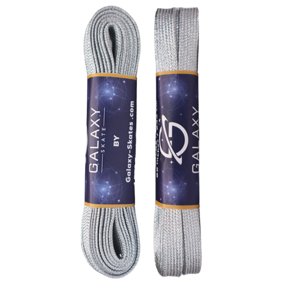 Galaxy Skates Laces - Metallic Silver