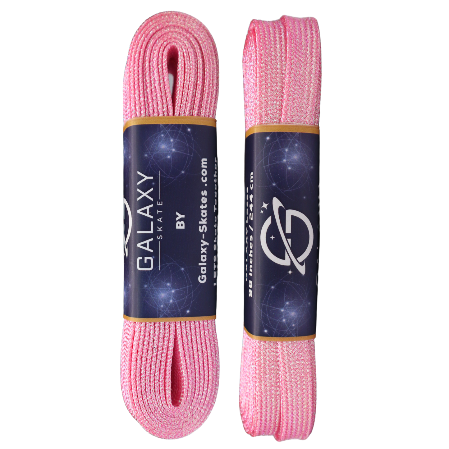 Galaxy Skates Laces - Metallic Pink