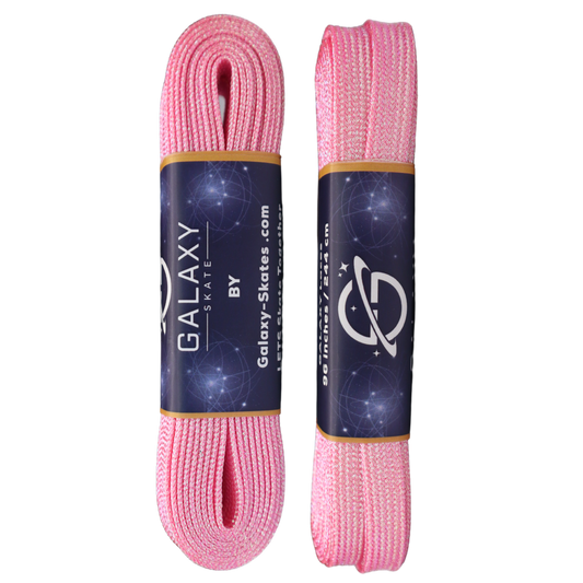 Galaxy Skates Laces - Metallic Pink