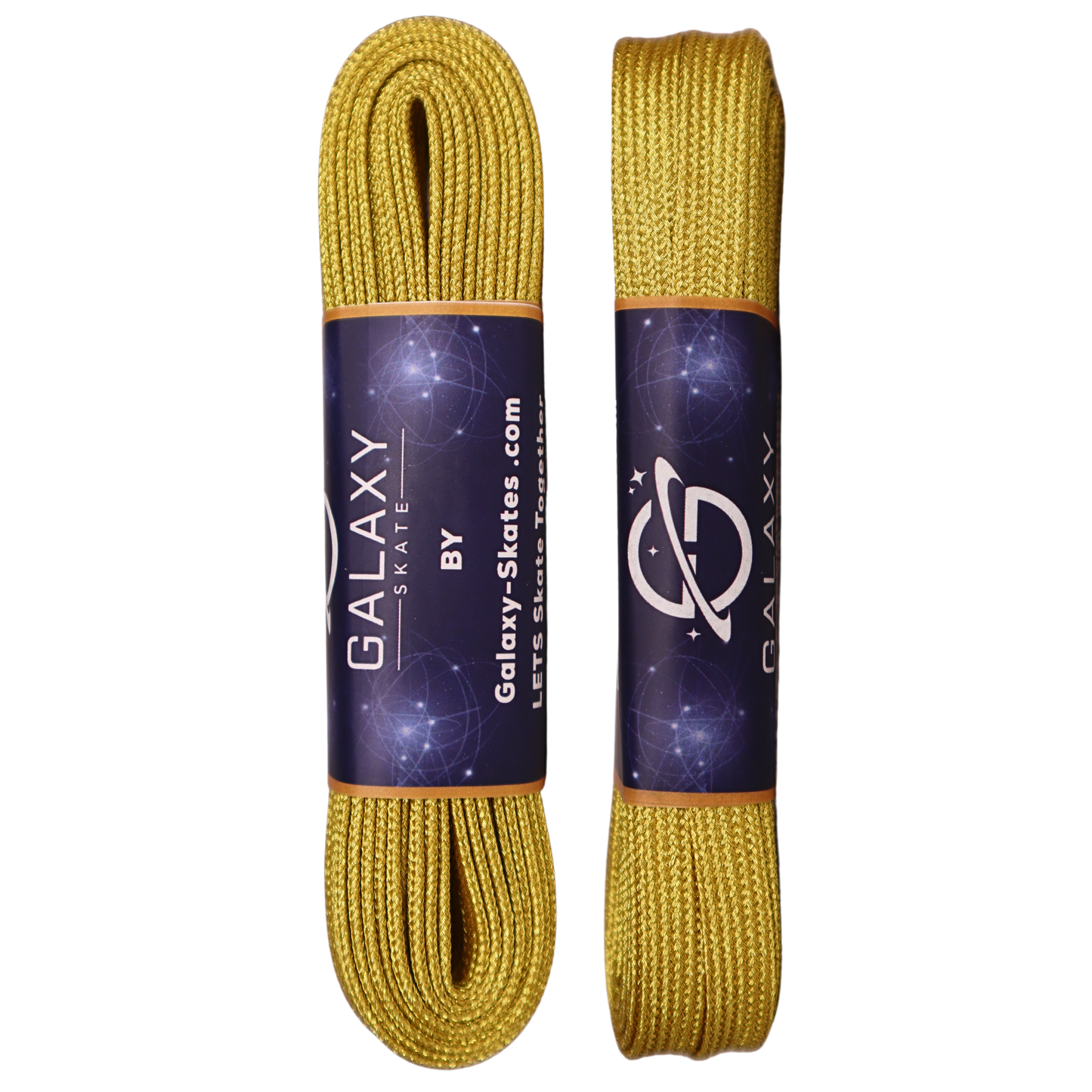 Galaxy Skates Laces - Metallic Gold