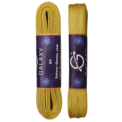 Galaxy Skates Laces - Metallic Gold