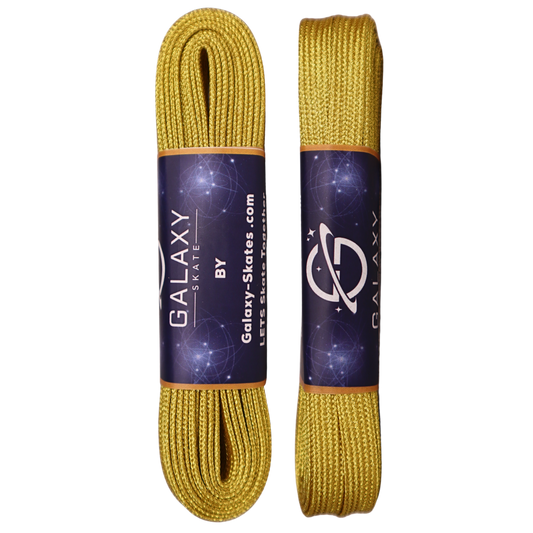 Galaxy Skates Laces - Metallic Gold