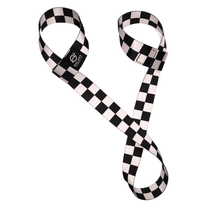 Galaxy Skates Skate Leash - Black & White Checkered