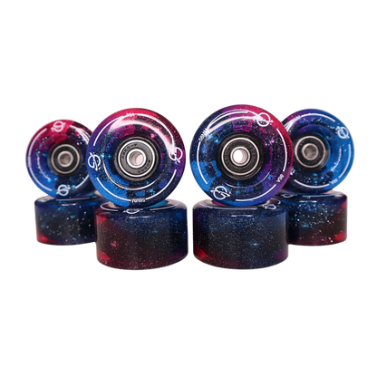 Galaxy Skates Light-Up Wheel 8 pk - Mercury Twilight