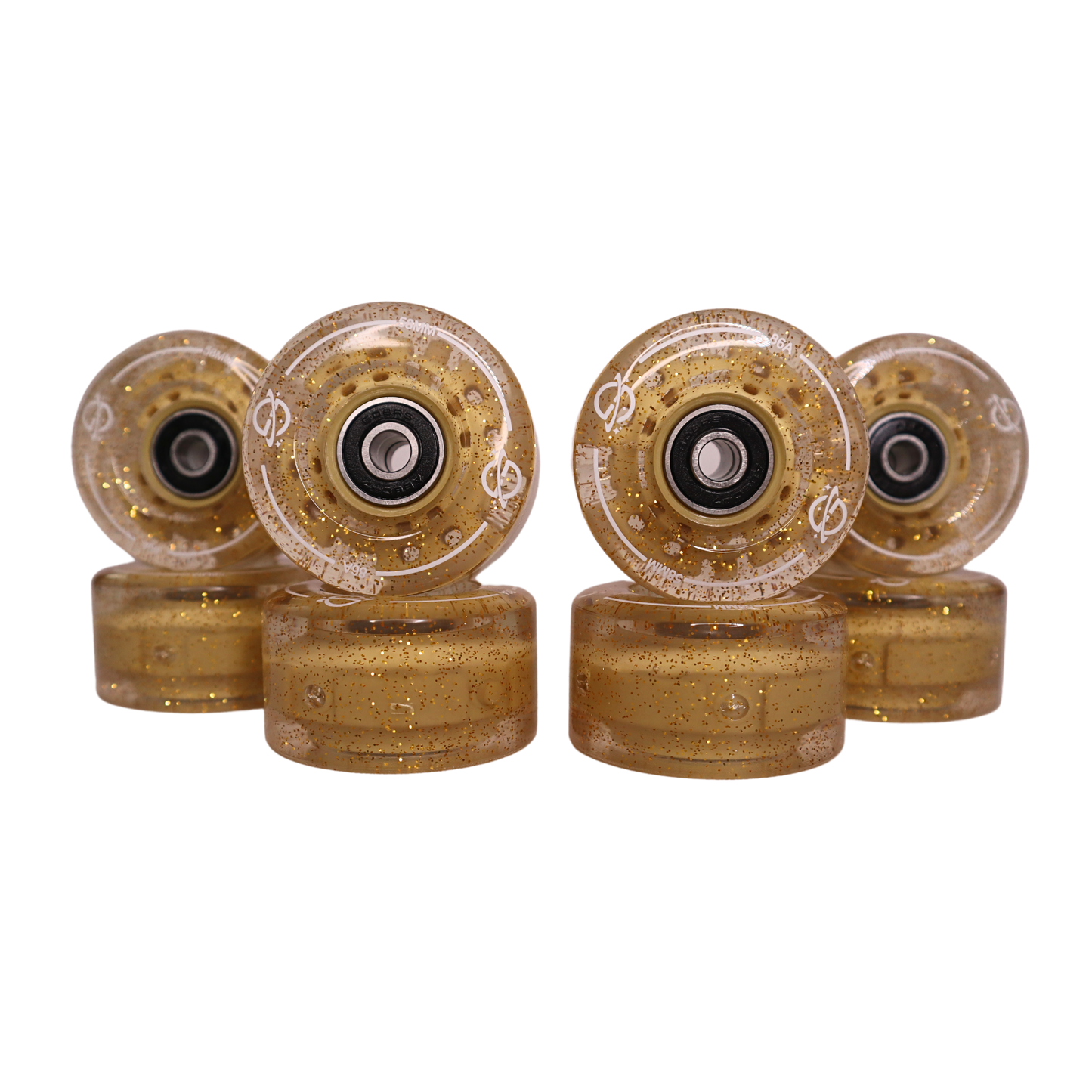 Galaxy Skates Light-Up Wheel 8 pk - Starlight Gold