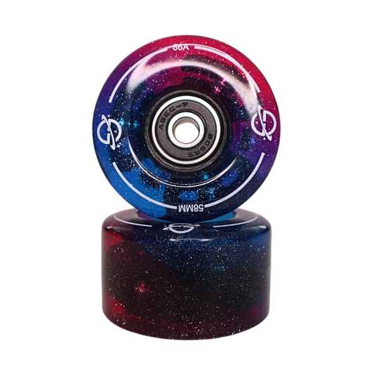 Galaxy Skates Light-Up Wheel 8 pk - Mercury Twilight