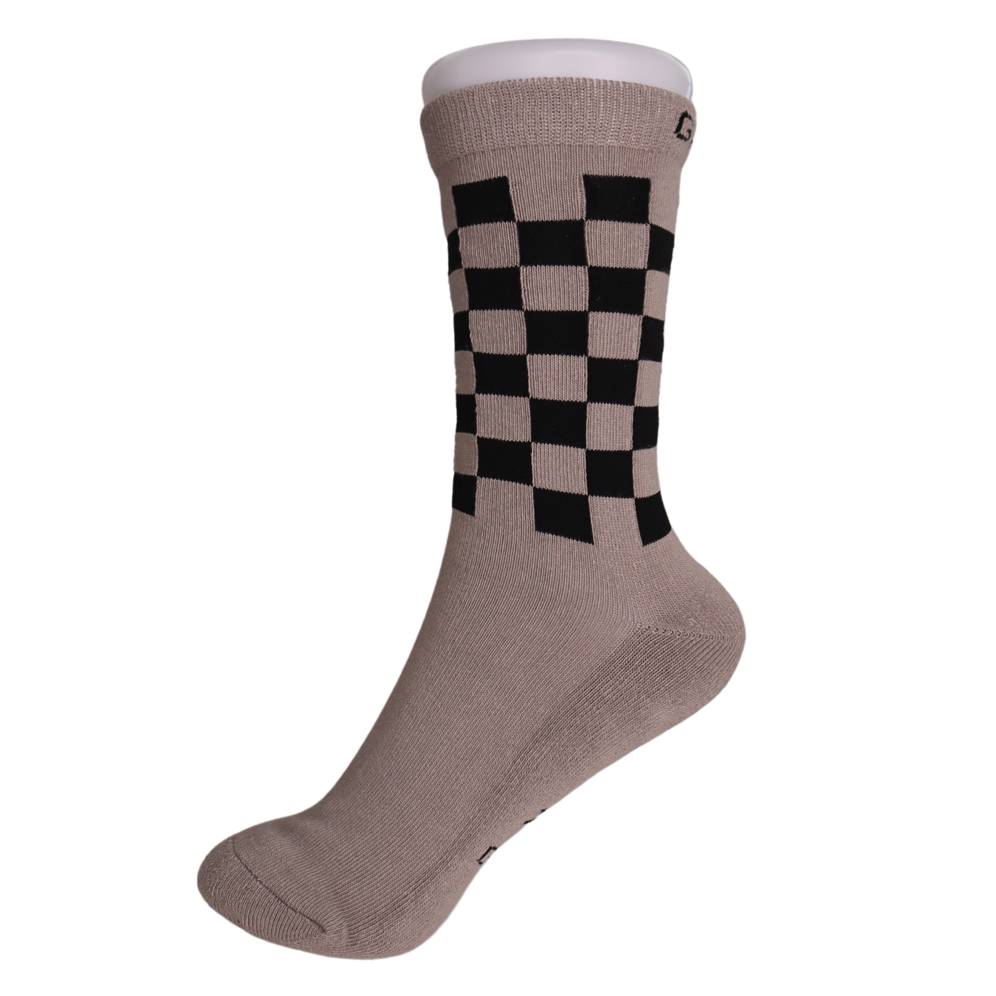 Galaxy Skates Socks - Grey & Black Checkered