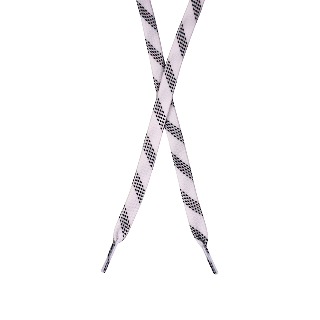 Galaxy Skates Waxed/Non-Waxed Hockey Laces - White
